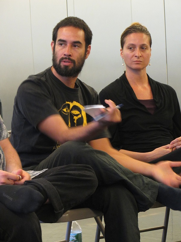 Left to right: Martin Lanz Landazuri (Mexico) and Iskra Sukarova (Macedonia). Photo (c)2013, Eva Yaa Asantewaa